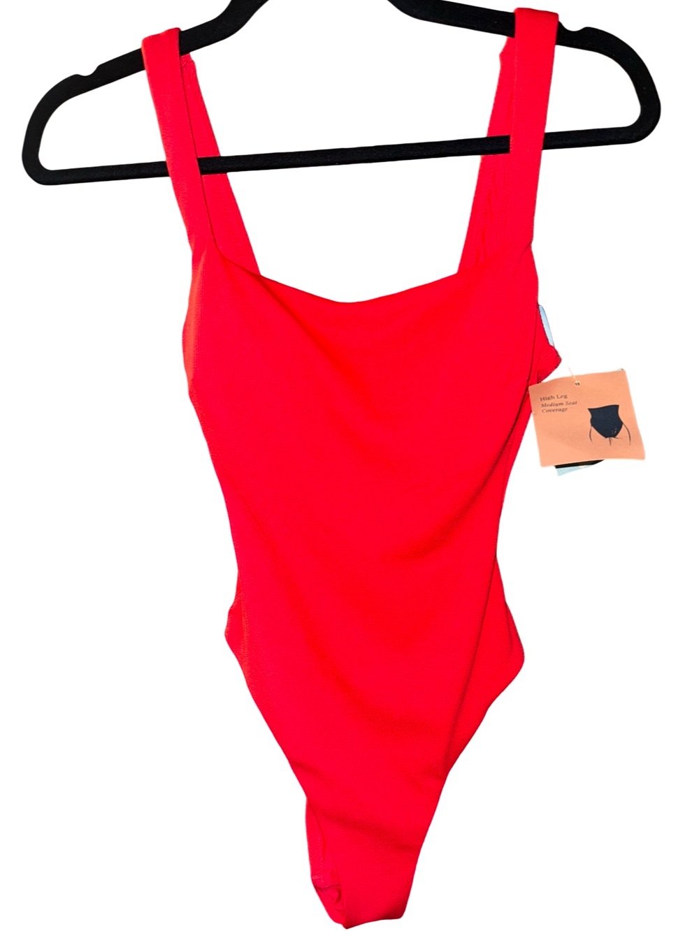 XS Red One-Piece Swimsuit - NWT- shade and shore- baywatch
